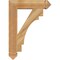 Ekena Millwork Merced Arts & Crafts Rough Sawn Bracket, Western Red Cedar, 4"W x 20"D x 28"H BKT04X20X28MRC03RWR - alternate 4